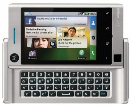 摩托罗拉发布最新款Android手机Devour_3G应